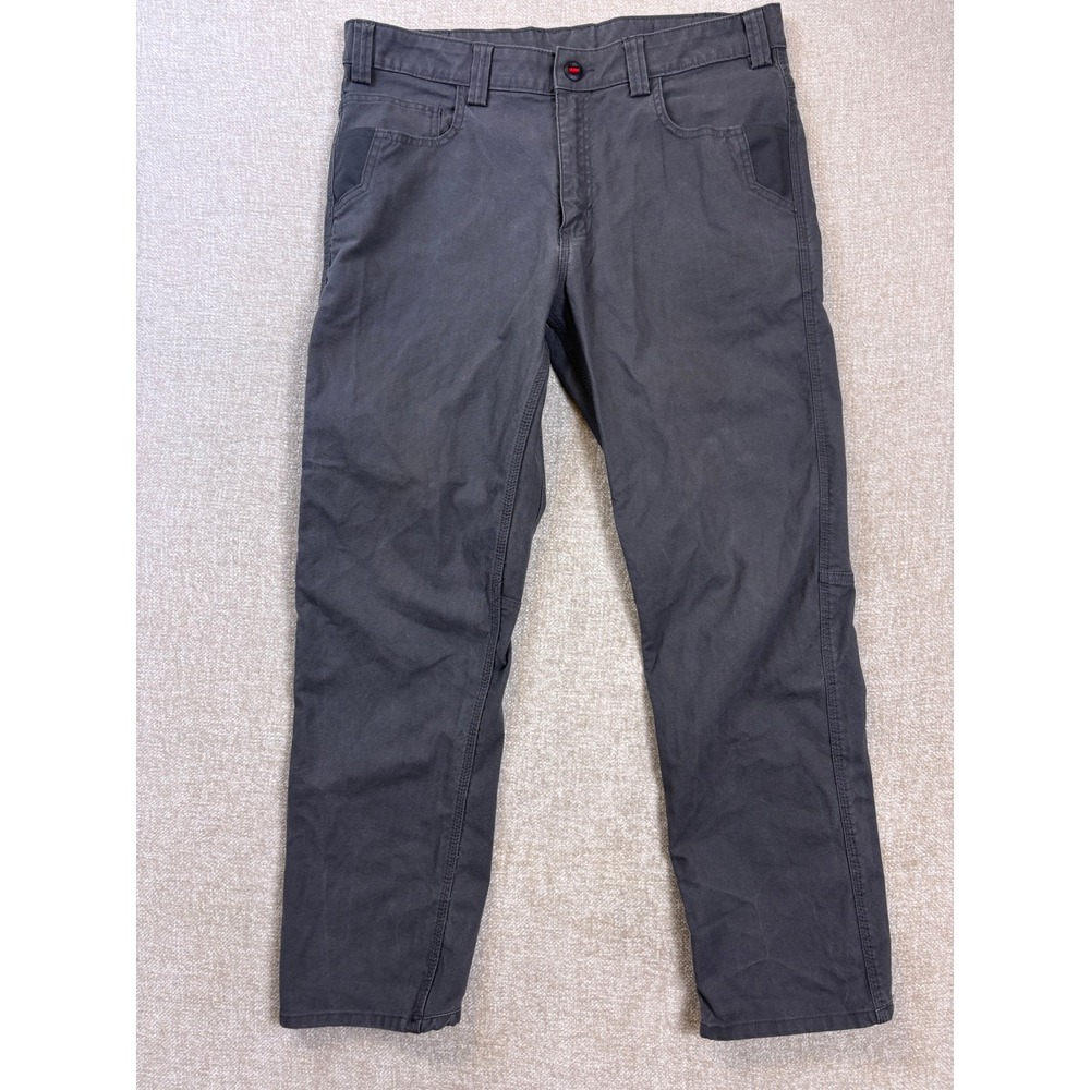 Milwaukee FreeFlex Mens Gray Work Pants 36x30 Straight Leg Utility Pocket